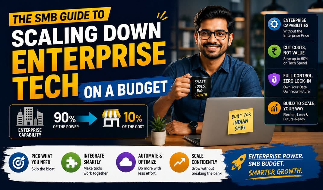 The SMB Guide to Scaling Down Enterprise Tech on a Budget article hero image