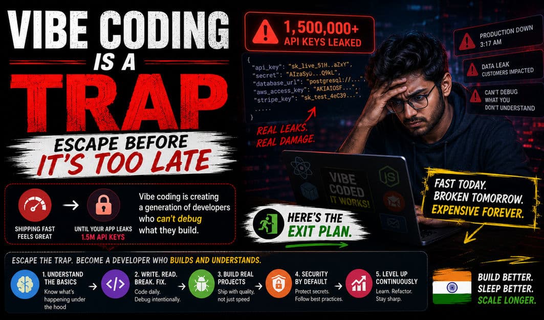 Vibe Coding Is a Trap (Escape Before It's Too Late) article hero image