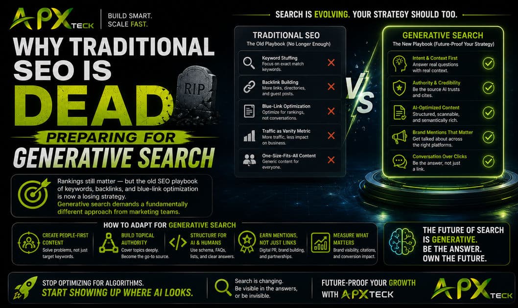 Why Traditional SEO Is Dead: Preparing for Generative Search article hero image