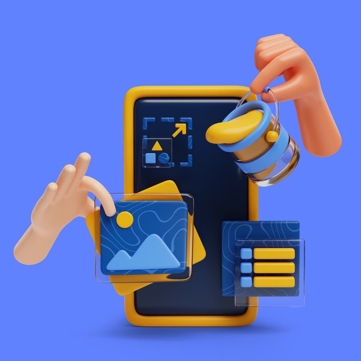 UI/UX Design service preview visual